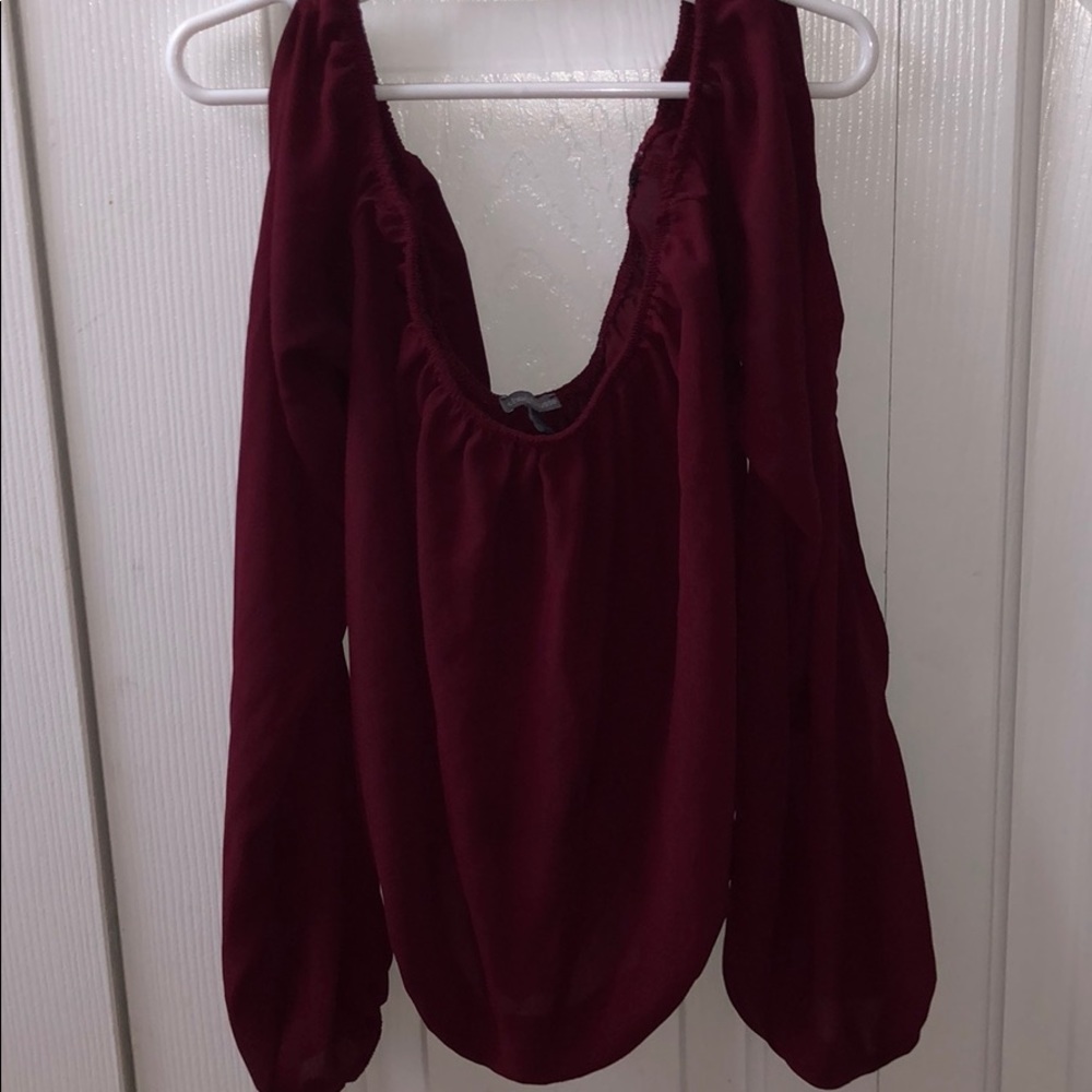 off the shoulder blouse